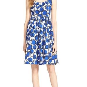 Kate Spade New York Stamped Dots Fit & Flare Dress